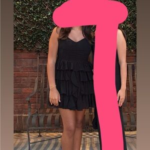 Elegant Black Mini Dress